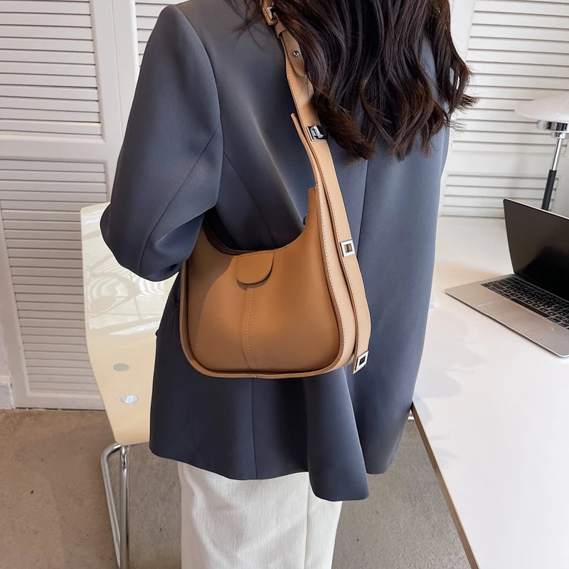 PU Leather Daily Bag Women High Capacity Tote Multifunction Ladies