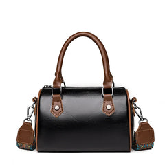Vintage PU Leather Small Handbag Women Crossbody Bag