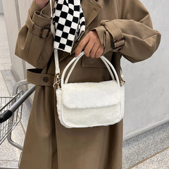 Winter Fur Crossbody Bag Plush Women's Handbag