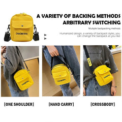 Canvas Shoulder Bag Women Crossbody Purse Organizer Zipper Fanny Pack