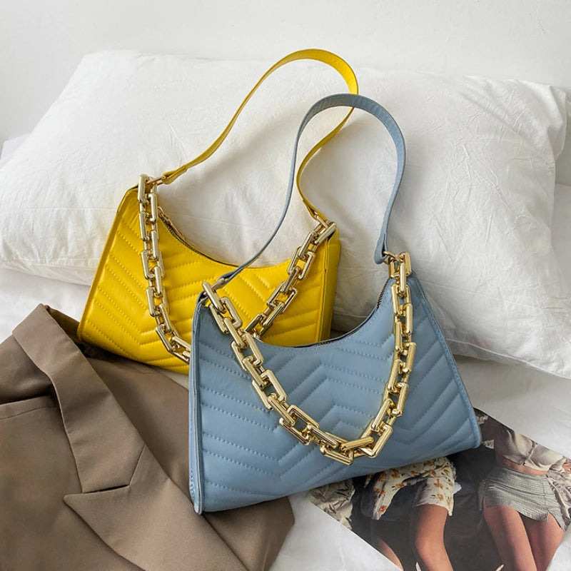 Women's Rhombus Chain Handbag Shoulder Bag Satchel