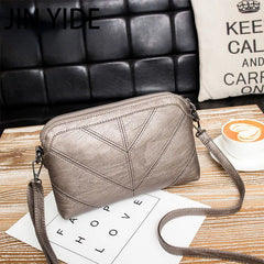 Women Crossbody Bag Zipper PU Leather Shoulder Tote Clutch Bag