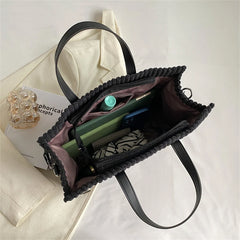 Corduroy Tote Bag Large Capacity Shoulder Crossbody Bags for Women