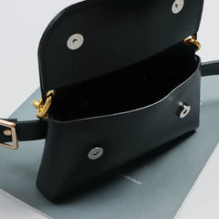 PU Waist Pack Women Leather Belt Phone Purse Bag Chain Messenger Handbag