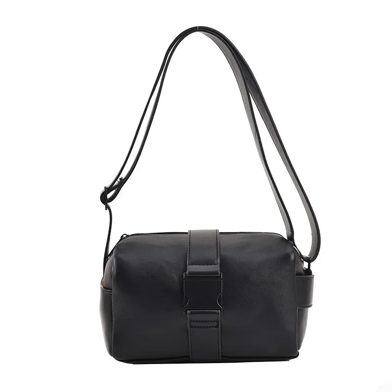 High Rose Red Crossbody Bag Tote Barrel Shaped Bag For Women