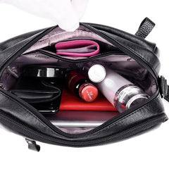 Soft Leather Flap Bags Women Shoulder Crossbody Bag Lady Handbags