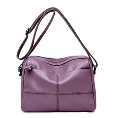 Soft Leather Flap Bags Women Shoulder Crossbody Bag Lady Handbags