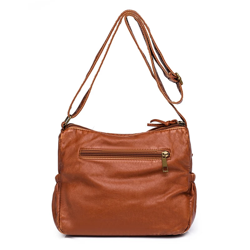 Vintage Multi-Layer Women's Crossbody Bag