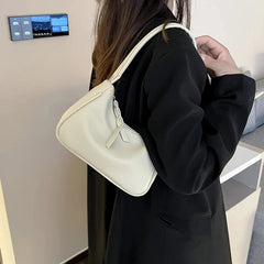 Small Lady Underarm Bag High Leather Shoulder Bags Women's Handbag