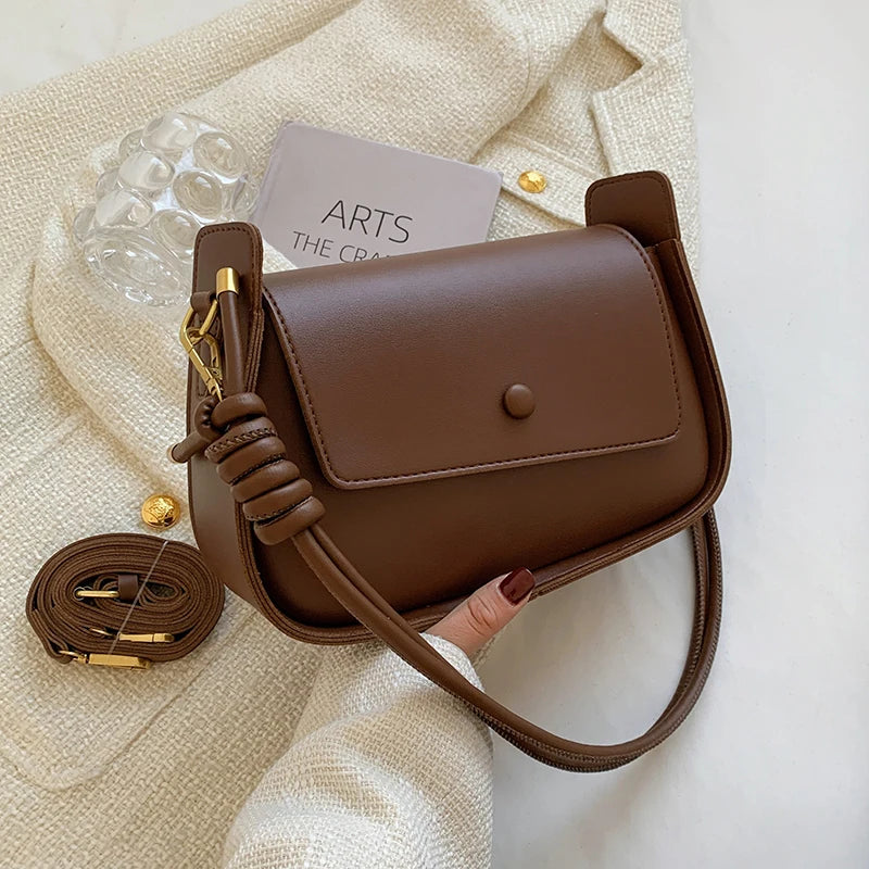 Small PU Leather Crossbody Sling Bag Women's Handbag