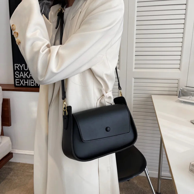 Small PU Leather Crossbody Sling Bag Women's Handbag