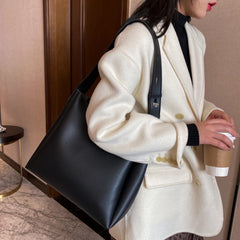 Hot Women Handbag 2 Pcs/set Large Capacity Female Shoulder Bags High PU Leather