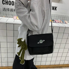 Japanese Style Wind Planet Tooling Art Girl Student Shoulder Bag