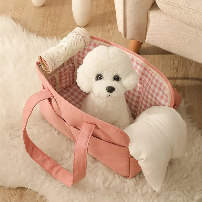 Korea Cat Dog Bag Tiny Pet Cotton Travel Bag