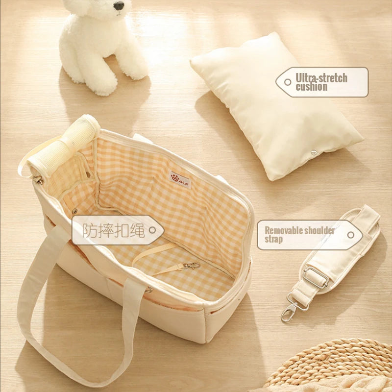 Korea Cat Dog Bag Tiny Pet Cotton Travel Bag