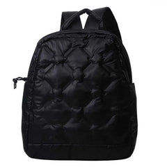 Quilted Nylon Down Padded Bagpack Women's Backpack