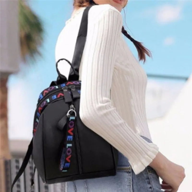 Mini Backpack Oxford Shoulder Bag For Teenage Girls