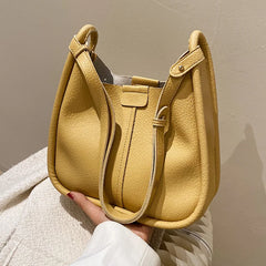 Ladies Casual Shoulder Bag Versatile Bucket Bag Messenger Bag