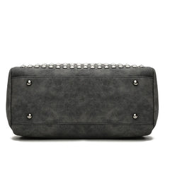 Women's Handbags Pu Shoulder Bags Tote With Fur Ball Soft