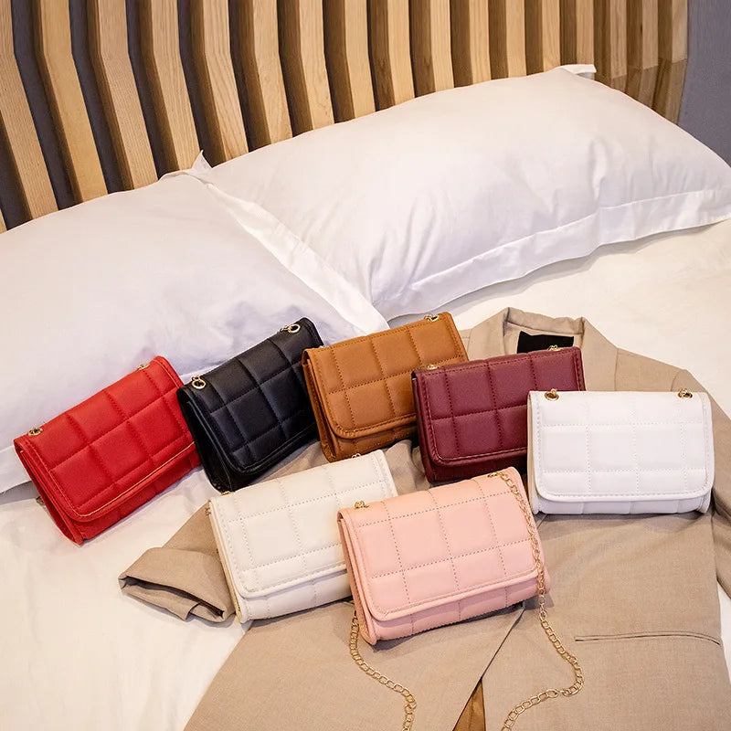 Embroidered Pillow Bag Crossbody Messenger Handbag