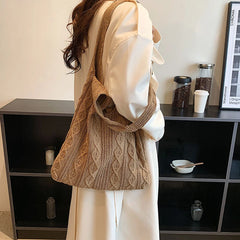 Lady Fashionable Tote Shoulder Bag High Capacity Shopping Party Cellphone