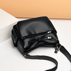 Fashionable Leather Handbag Large Capacity Crossbody Shoulder Bag