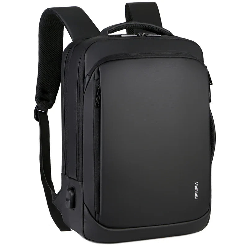 Men Laptop Backpack School Business Mochila Waterproof Bag USB Travel