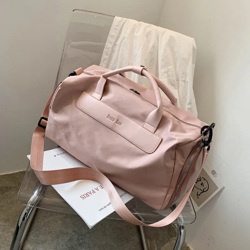 Large Capacity Nylon Travel Bag Dry Wet Separation