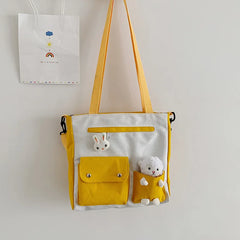 Large Canvas Shoulder Bag Women