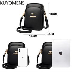 Leather Female Shell Bag Purses Handbags Crossbody Phone Bags for Women