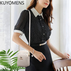 Leather Female Shell Bag Purses Handbags Crossbody Phone Bags for Women