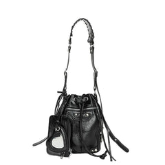 Leather Rivet Crossbody Bags for Women Handbags Shoulder Messenger Bags