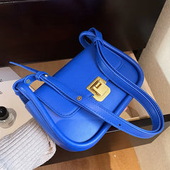 Leather Crossbody Bag Long Belt Female Shoulder Purse Underarm Bag