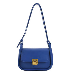 Leather Crossbody Bag Long Belt Female Shoulder Purse Underarm Bag