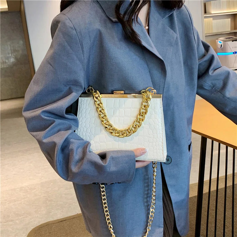 Women Evening Clutch Party Shell Chain Shoulder Bag Wedding Handbag
