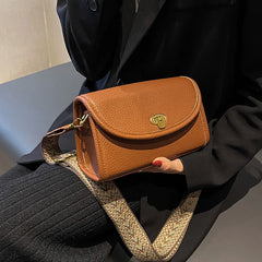 Women Saddle Bags Brown Shoulder Bags Retro Lady Messenger Bags