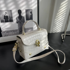 Mini Silver Stone Crossbody Bag for Women