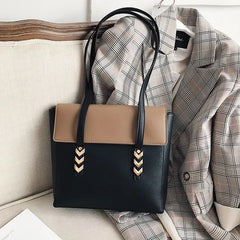 PU Leather Handbags Big Women Bag High Casual Female Bags Trunk Tote Shoulder Ba