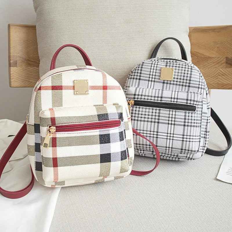 Mini Backpack Women Bag Pack Small Phone Pouch Soft PU Leather