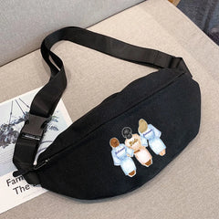 Mini Underarm Crossbody Bags Waist Bag Handbags Bride Print
