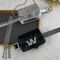 Mini Waist Packs Women PU Leather Belt Coin Bag Casual Girls