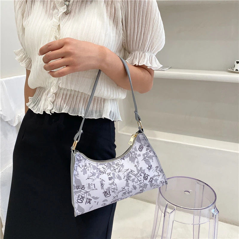 Women's Leather Sling Shoulder Bag Mini Hand Totebag