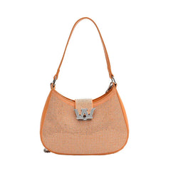 Rhinestone Shoulder Hand Bag Evening Party Purse Clutch Chain Sling Bag