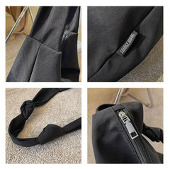 Canvas Tote Bags Women Casual Wild Ladies Handbags Solid Shoulder Women Bag