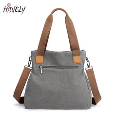 Casual Canvas Tote Women Handbags Shoulder Crossbody Bags Big Shopper Bag