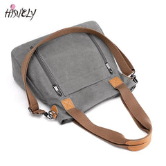 Casual Canvas Tote Women Handbags Shoulder Crossbody Bags Big Shopper Bag