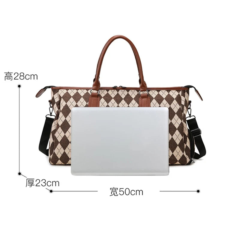 Retro Casual Shoulder Bag Women High-capacity Messenger Bag Backpack