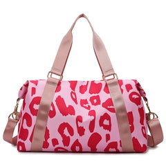 Cow Pattern Large Bag Waterproof Ladies Portable Shoulder Travel Bag