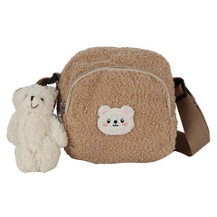 Bear Messenger Bag Women Plush Shoulder Bag