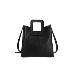 Women Shoulder Bags Tote Crossbody PU Leather High Capacity Bucket
